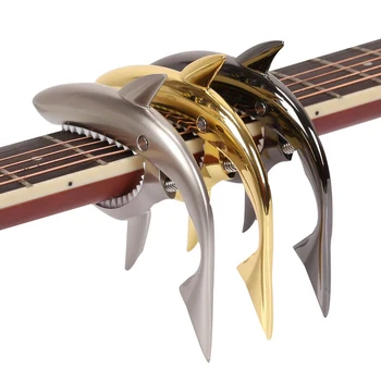1 ШТ. Капо для гитары Delicate Shark для акустической электрогитары Аксессуары для музыкальных инструментов Rarra