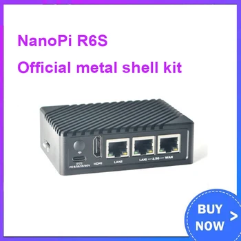 Дружественная плата разработки Nanopi R6S RK3588S с двойным гигабитным сетевым портом 2,5 G 8G32GB edge calculation 8K60P