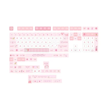 Толстые колпачки для клавиш из ПБТ, 146 клавиш, тема 