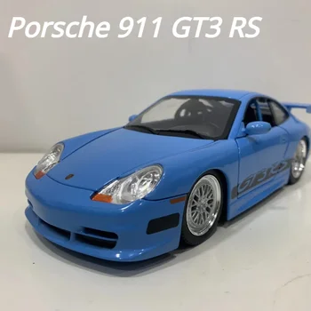1: 24 Форсаж Porsche 911 GT3 RS Имитация спортивного автомобиля, отлитая под давлением модель автомобиля из металлического сплава, игрушки для детей в подарок