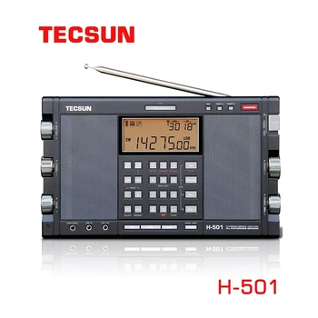 Портативное стереоприемное устройство Tecsun H-501, полнодиапазонный FM-SSB-радиоприемник, двухголосный FM-динамик с музыкальным проигрывателем