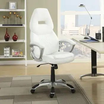 Набор подставок-ведер Офисное сиденье кожаное вращающееся кресло Белое офисное кресло компьютерное кресло мебель