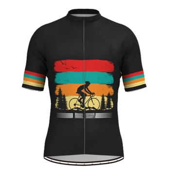 Забавная велосипедная майка 2023, Летняя велосипедная одежда с коротким рукавом, форма для MTB велосипеда, Майо, Ropa Ciclismo, Мужская велосипедная одежда, рубашки