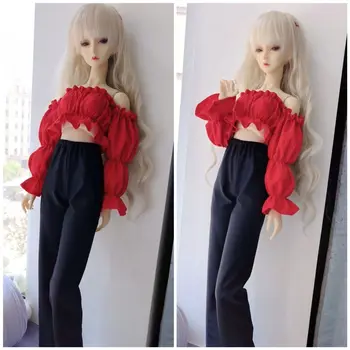 60 см Кукольная одежда для 1/3 Bjd Кукольная одежда Штаны на подтяжках Игрушки для девочек своими руками, аксессуары для кукол, без куклы