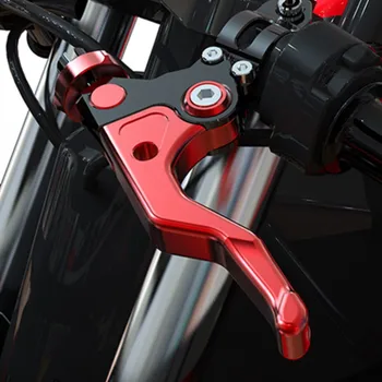 Для Honda CBR600F 2011 2012 2013 Алюминиевая система легкого вытягивания рычага сцепления с ЧПУ Короткий трюк Рукоятка рычага сцепления в сборе