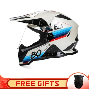 Мотоциклетный шлем для мотокросса Профессиональный внедорожный ADV Cross DH Гоночный мотоцикл Dirt Bike Capacete De Moto Одобрен ЕСЕ DOT