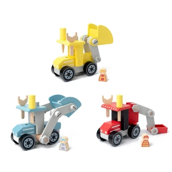 Можно выбрать 3 типа Винтовой сборки, имитирующий автомобиль, Инженерный автомобиль, детская Игрушка