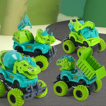 Игрушка-динозавр Экскаватор Детская строительная игрушка Проект динозавра Автомобиль Экскаватор Самосвал Детская Автомобильная игрушка Экскаватор Игрушка