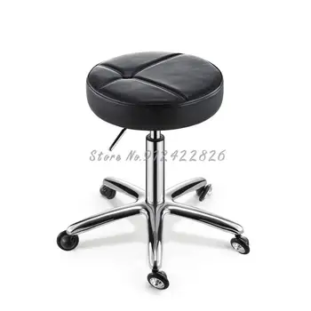 Косметический стул, парикмахерская, вращающийся подъемный большой рабочий стул, салон красоты высокого класса, специальный массажный стул, стул для маникюра