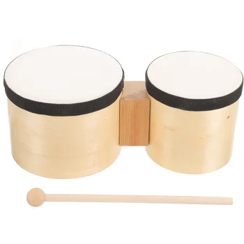 Деревянный музыкальный инструмент Деревянный барабан Aldult Bongo Инструменты для взрослых Аксессуары для взрослых Ручная Перкуссия