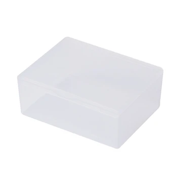 Прямоугольный Пластиковый Прозрачный Ящик для хранения Ювелирных Изделий Контейнер для сбора бусин Organiz 95AA