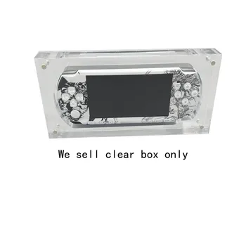 Прозрачная магнитная акриловая коробка для хранения для игровой консоли PSP2000, psp3000, чехла, подставки для дисплея, игровых аксессуаров