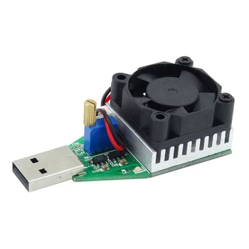 1 ШТ USB Тестер емкости аккумулятора Электронная нагрузка постоянного тока с регулируемым сопротивлением 15 Вт Тестер зарядки