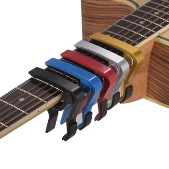Гитарный Капо для Акустической Классической Электрогитары Из Алюминиевого Сплава Тюнинг-Зажим Гитарные Аксессуары Capotraste Guitarra