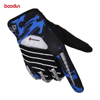 Самые продаваемые осенне-зимние теплые велосипедные перчатки с полными пальцами от Boodun