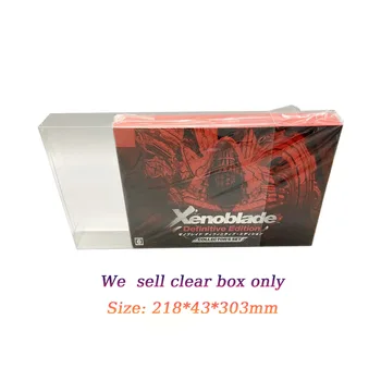 Прозрачный защитный чехол из ПЭТ-ткани для Switch NS для Xenpblade 1 японской версии, коробка для хранения игрового дисплея, прозрачный чехол