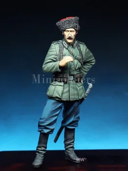 Набор моделей солдата из смолы 1/35, военный миниатюрный макет сцены, казачий солдат в разобранном виде и неокрашенный Бесплатная доставка
