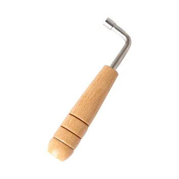 Ключ для настройки струн Layya, регулировочный стержень, деревянная ручка для лиры с 4-угловым ключом