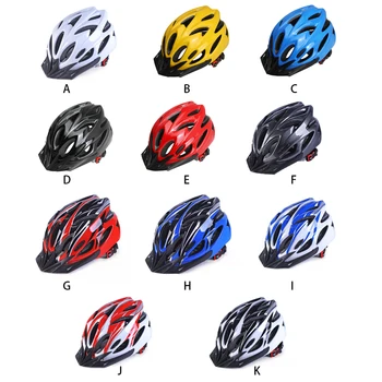 Легкий Регулируемый велосипедный шлем - ударопрочность, Удобная подкладка, мужской Легкий вес, Не давит на шею, Черный, красный