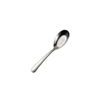 Плоская ложка для посуды из нержавеющей стали 14 см, плоская ложка для посуды, ложка с плоским дном, портативная суповая ложка с длинной ручкой D4