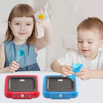 Детская игрушечная кухня, имитирующая приготовление пищи, имитирующая индукционную плиту, игрушки для барбекю, игровой домик, игрушки для девочек