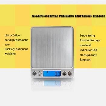 Портативные мини-электронные цифровые весы с жидкокристаллическим дисплеем весом 500 0,1 г, карманный футляр, почтовые Кухонные весы для ювелирных изделий, Измерительные весы