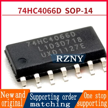 Оригинальный логический чип 74HC4066D SOP-14, четырехпозиционный однополюсный аналоговый переключатель с одним ходом