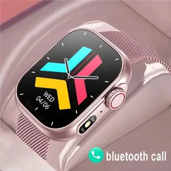 Смарт-часы Женские Смарт-часы с пользовательским циферблатом, водонепроницаемые часы для измерения температуры тела, часы с полным касанием, смарт-часы Android IOS