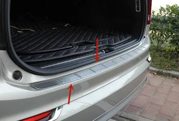 Для VOLVO XC90 2015-2024 защитная пластина порога багажника автомобиля из нержавеющей стали для защиты от царапин автомобильные аксессуары