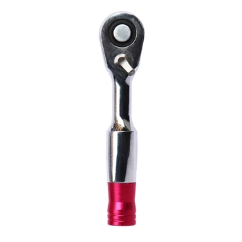 1/4-дюймовый гаечный ключ с храповым механизмом, инструмент для торцевого ключа с храповым механизмом, многофункциональный ручной инструмент G5AB
