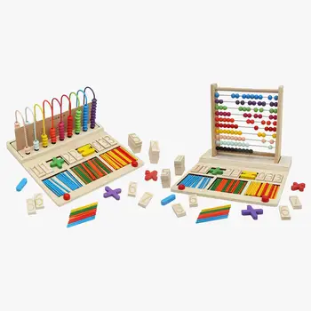 Математическая игрушка Монтессори, математические игры на сложение, вычитание, счет, шахматы, игры с шахматными фигурами, кубики для мальчиков, детские праздничные подарки