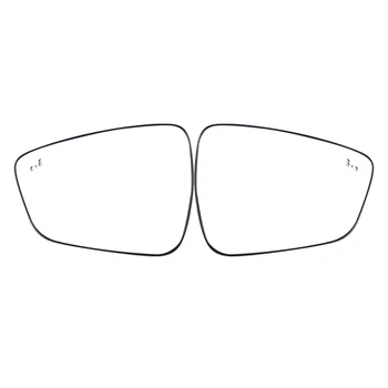 Для Ford Escape 2020 Автомобильное зеркало заднего вида со стеклянной линзой с подогревом для защиты от слепых зон, отражатель бокового зеркала с подогревом