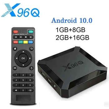 Оригинальный X96Q Smart TV BOX Android 10,0 Allwinner H313 Четырехъядерный 1G8G/2G16G 4K Телеприставка Smart Media Player Быстрая доставка