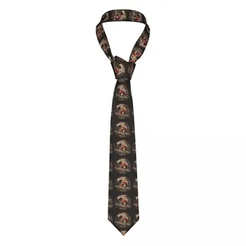 Классический мужской галстук для Худенькой девушки с игральными костями и картами, Галстуки с узким воротником, Повседневные аксессуары для галстуков в подарок