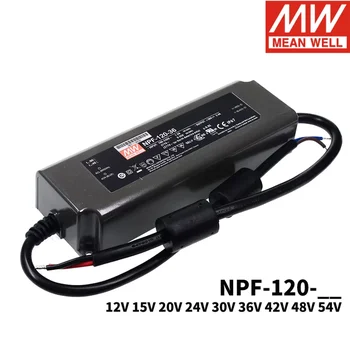Светодиодный Водонепроницаемый источник питания MEAN WELL NFP-120 Постоянного тока 120 Вт 12V24V36V42V48V Светодиодный Водонепроницаемый Источник питания MEAN WELL NFP-1