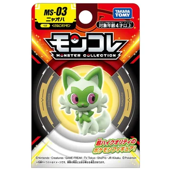 Pokemon Mon Colle MS-03 Meowha, аниме Фигурки, игрушки, модель Kawaii 6, Тип для детских подарков