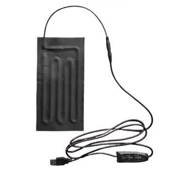 Грелка из углеродного волокна, USB-зарядка, согревающий коврик для талии, живота, Регулируемая температура, Одежда, грелки для шеи и спины