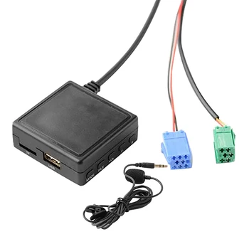 Автомобильный модуль Bluetooth 6-контактный адаптер AUX TF USB Беспроводной радиоплеер Стерео аудиомодуль на 2005-2011 годы
