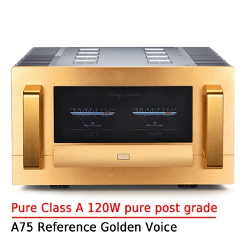 BREEZE HIFI A75 Reference Golden Throat A75 Pure класса A 120 Вт высокомощный полевой усилитель заднего типа Pure