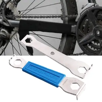 Инструменты для снятия инструмента с цепи Болтовые ключи для кольца цепи Гайковерт для велосипеда со стальными зубьями Гайковерт для винтового болта Гаечный ключ для крепления велосипедного ключа