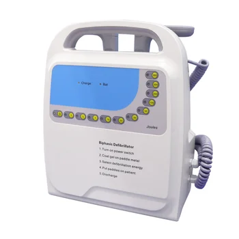 HC-8000A Оборудование для неотложной помощи в больнице Кардиостимулятор Портативный первой помощи Внешний Монофазный